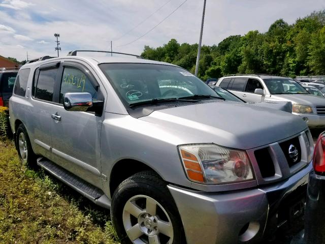 5N1AA08B44N709087 - 2004 NISSAN ARMADA SE SILVER photo 1