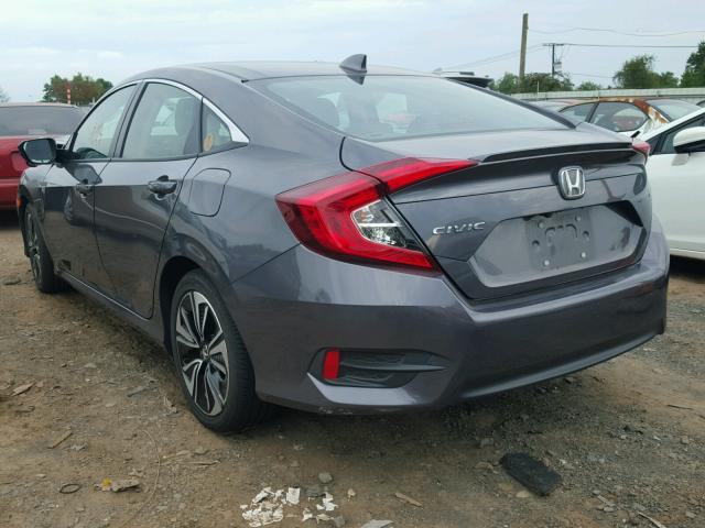 2HGFC1F73HH654348 - 2017 HONDA CIVIC EXL GRAY photo 3