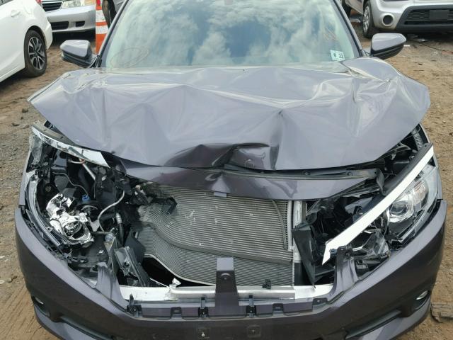 2HGFC1F73HH654348 - 2017 HONDA CIVIC EXL GRAY photo 7