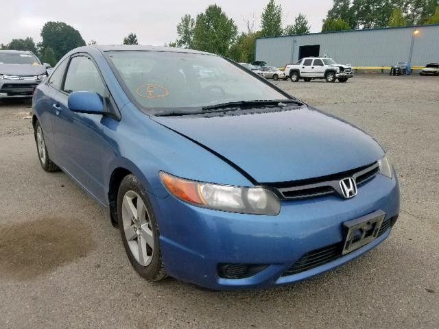 2HGFG11826H564299 - 2006 HONDA CIVIC EX BLUE photo 1