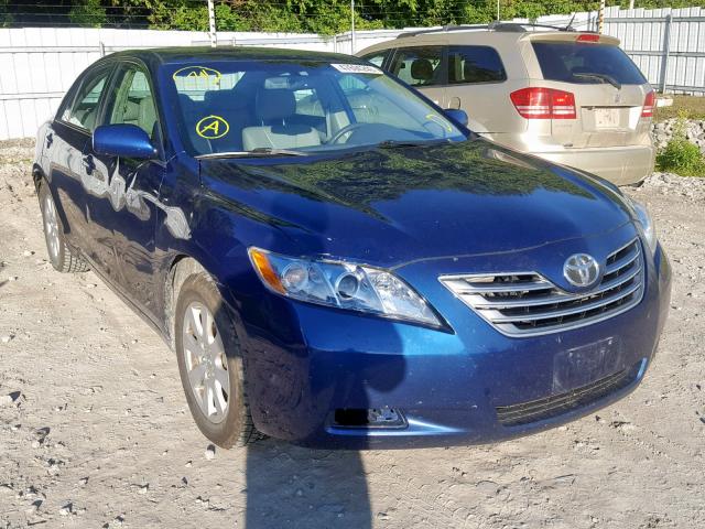 4T1BB46K48U048023 - 2008 TOYOTA CAMRY HYBR BLUE photo 1