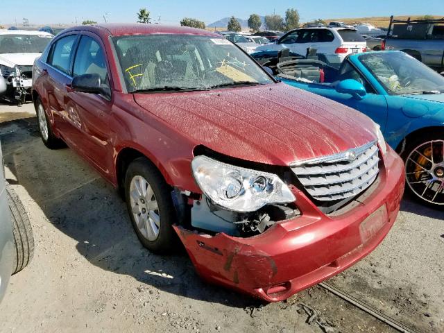 1C3LC46K98N185947 - 2008 CHRYSLER SEBRING LX RED photo 1