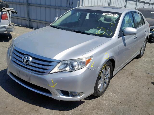 4T1BK3DB8BU422864 - 2011 TOYOTA AVALON BAS SILVER photo 2