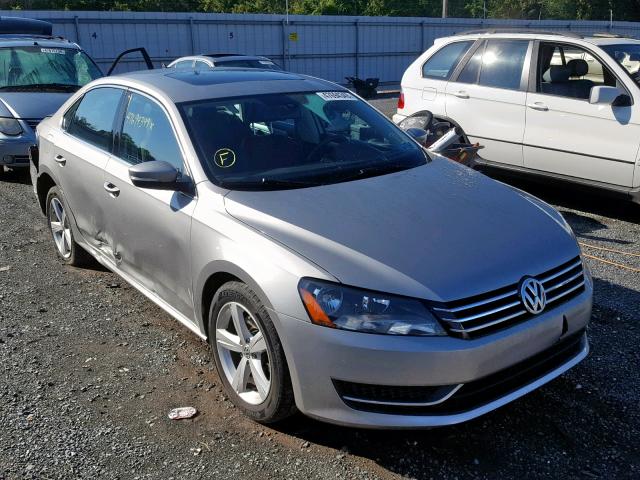 1VWBP7A30DC122333 - 2013 VOLKSWAGEN PASSAT SE SILVER photo 1