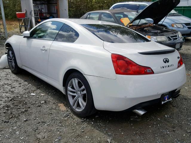 JN1CV6EL2AM153187 - 2010 INFINITI G37 WHITE photo 2