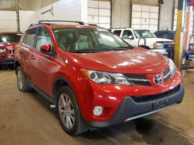 2T3DFREV5FW314983 - 2015 TOYOTA RAV4 LIMIT RED photo 1