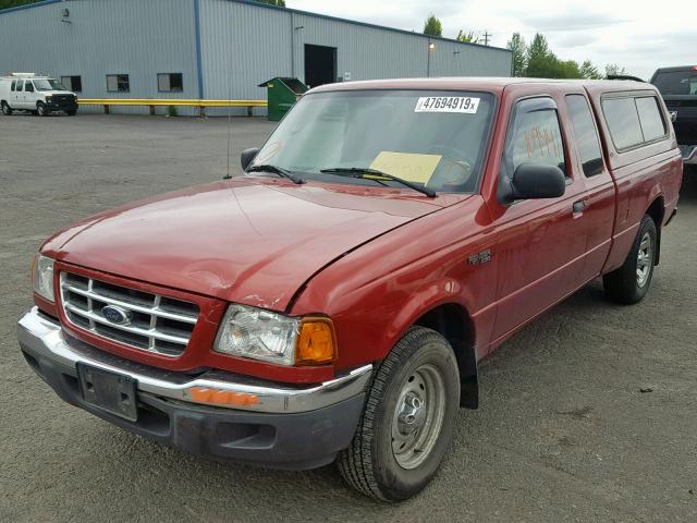 1FTYR44V33TA03631 - 2003 FORD RANGER SUP RED photo 2