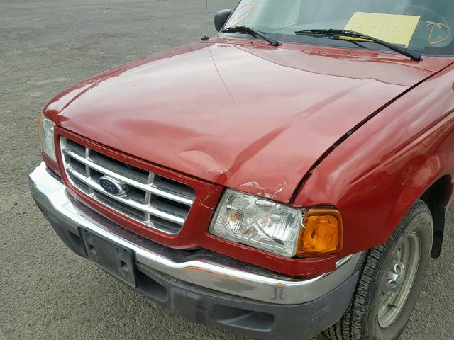 1FTYR44V33TA03631 - 2003 FORD RANGER SUP RED photo 9