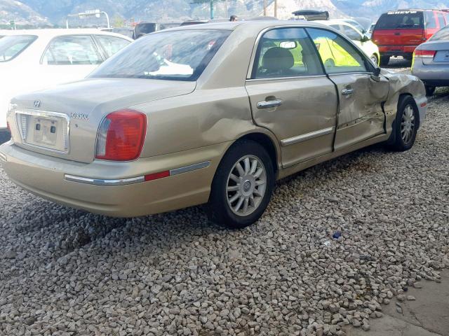 KMHFU45E44A329841 - 2004 HYUNDAI XG 350 GOLD photo 4