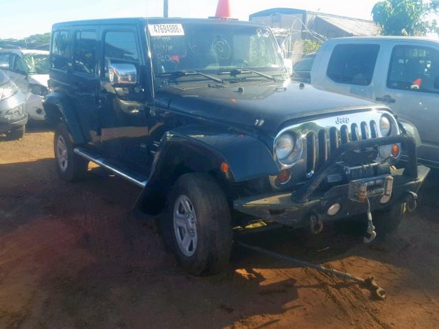 1J4BA5H15BL559992 - 2011 JEEP WRANGLER U GREEN photo 1