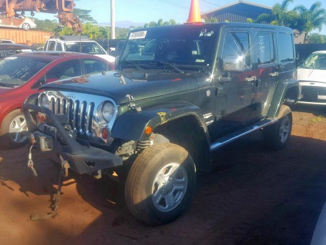 1J4BA5H15BL559992 - 2011 JEEP WRANGLER U GREEN photo 2