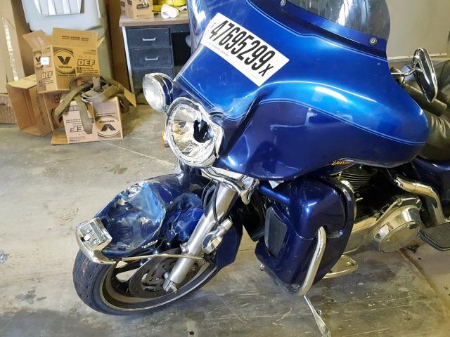 1HD1FC4117Y647282 - 2007 HARLEY-DAVIDSON FLHTCUI BLUE photo 9