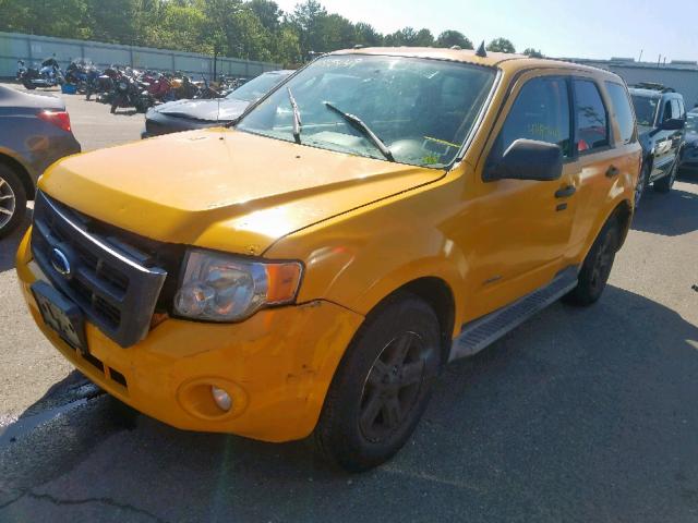 1FMCU4K31AKA35728 - 2010 FORD ESCAPE HYB YELLOW photo 2