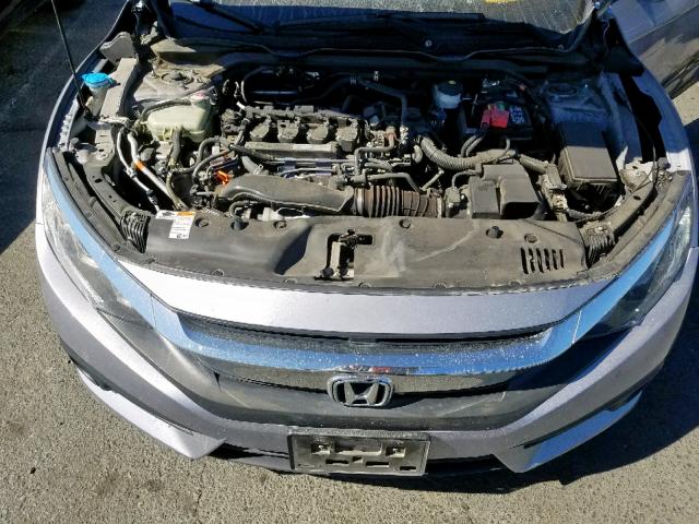 2HGFC3B32GH360856 - 2016 HONDA CIVIC EX SILVER photo 7