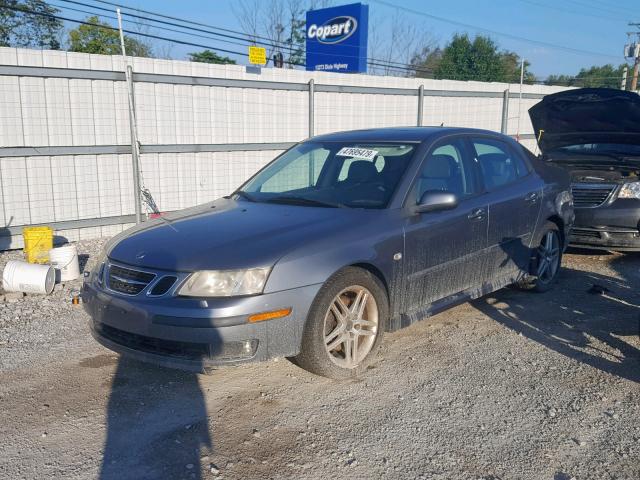 YS3FD46YX71002032 - 2007 SAAB 9-3 2.0T GRAY photo 2