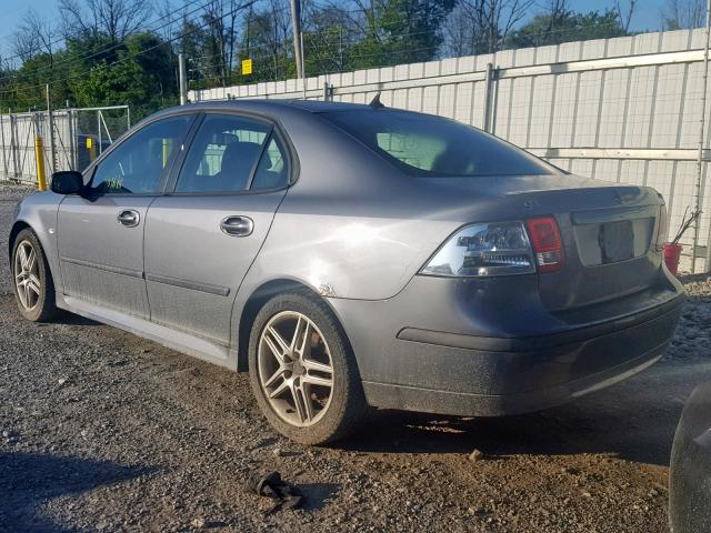 YS3FD46YX71002032 - 2007 SAAB 9-3 2.0T GRAY photo 3