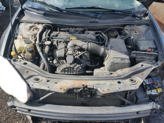 1C3EL46X04N361766 - 2004 CHRYSLER SEBRING LX GRAY photo 7