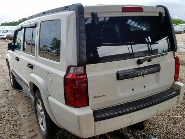 1J8HG48K06C346190 - 2006 JEEP COMMANDER 白色 照片 3