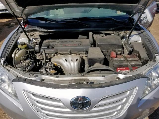 4T4BE46K89R130447 - 2009 TOYOTA CAMRY BASE SILVER photo 7