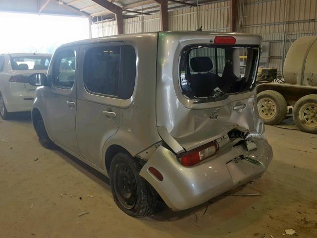 JN8AZ2KR1BT208878 - 2011 NISSAN CUBE BASE SILVER photo 3