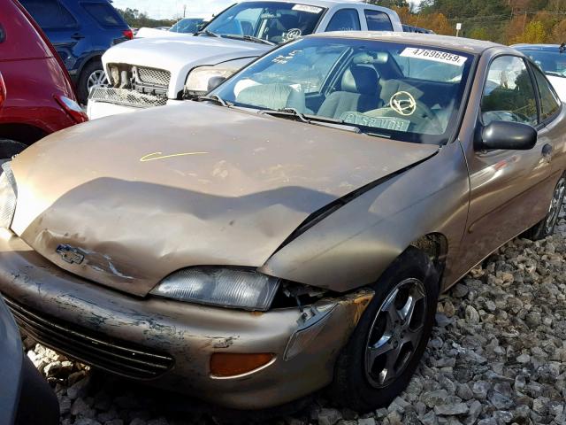 1G1JC1244W7258290 - 1998 CHEVROLET CAVALIER B BROWN photo 2