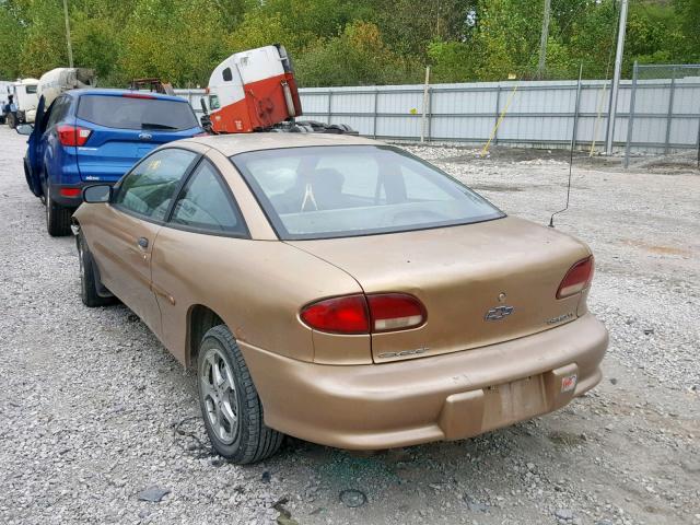 1G1JC1244W7258290 - 1998 CHEVROLET CAVALIER B BROWN photo 3