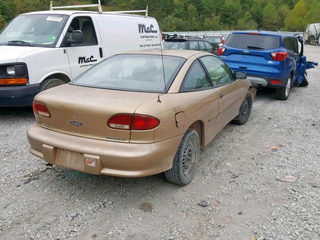 1G1JC1244W7258290 - 1998 CHEVROLET CAVALIER B BROWN photo 4