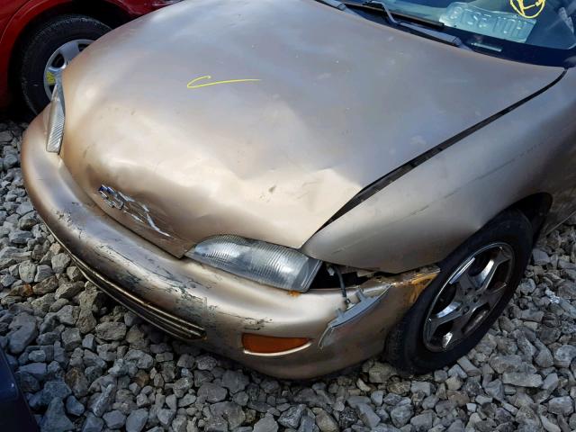 1G1JC1244W7258290 - 1998 CHEVROLET CAVALIER B BROWN photo 9