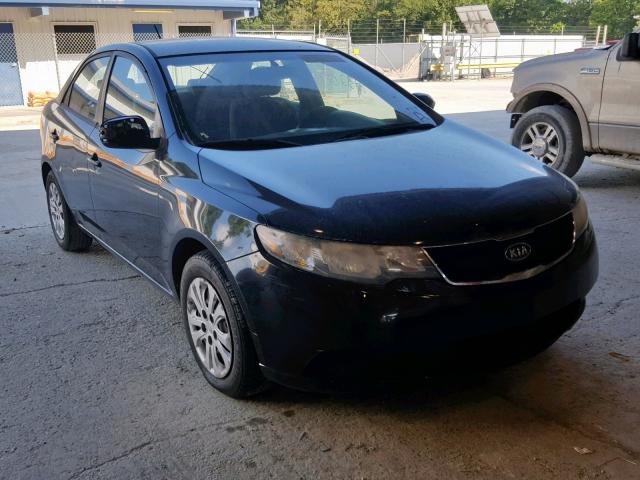 KNAFU4A26A5881343 - 2010 KIA FORTE EX BLACK photo 1