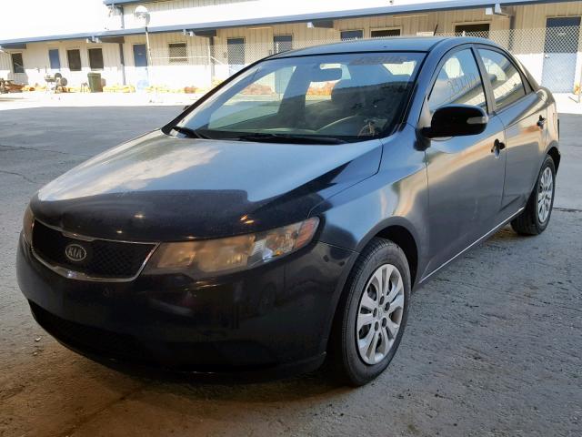 KNAFU4A26A5881343 - 2010 KIA FORTE EX BLACK photo 2