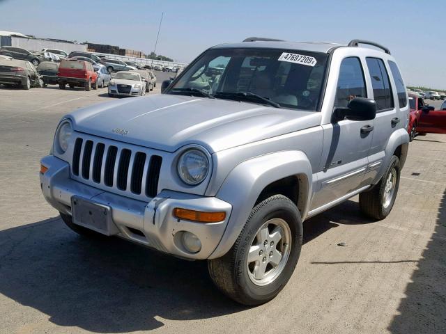 1J4GL58K12W308510 - 2002 JEEP LIBERTY LI SILVER photo 2