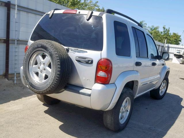 1J4GL58K12W308510 - 2002 JEEP LIBERTY LI SILVER photo 4