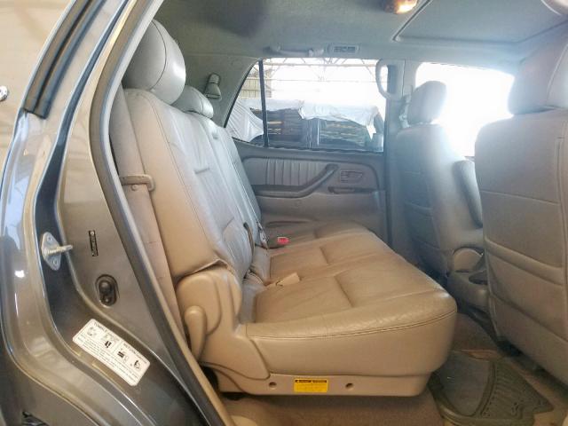 5TDZT38AX5S247527 - 2005 TOYOTA SEQUOIA LI GRAY photo 6