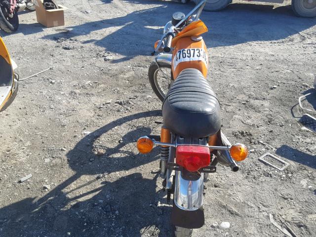 000000CL100113822 - 1971 HONDA CL 100 ORANGE photo 9