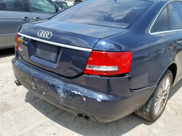 WAUAH74F26N167652 - 2006 AUDI A6 3.2 BLUE photo 9