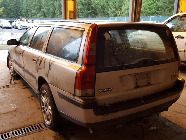 YV1SW58D221194419 - 2002 VOLVO V70 2.4T SILVER photo 3