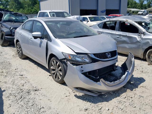 19XFB2F90FE258783 - 2015 HONDA CIVIC EXL 银色 照片 1