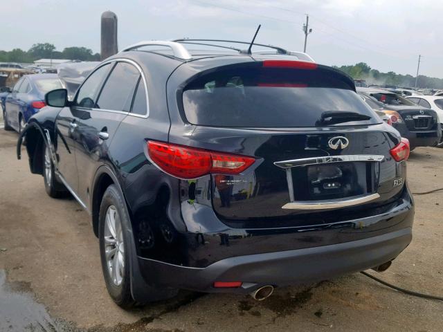 JN8AS1MWXCM156275 - 2012 INFINITI FX35 BLACK photo 3