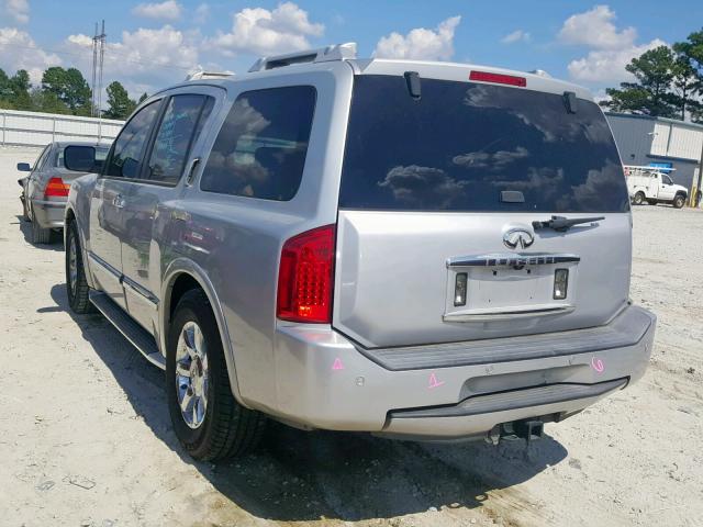 5N3AA08A75N812567 - 2005 INFINITI QX56 SILVER photo 3