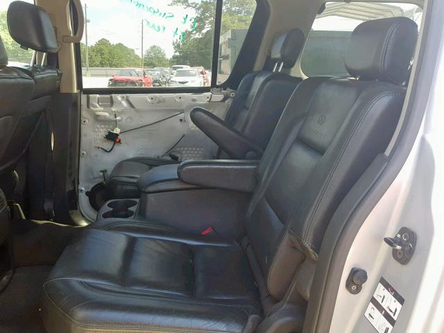 5N3AA08A75N812567 - 2005 INFINITI QX56 SILVER photo 6