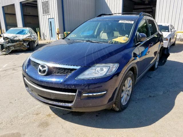 JM3TB28Y270109171 - 2007 MAZDA CX-9 BLUE photo 2