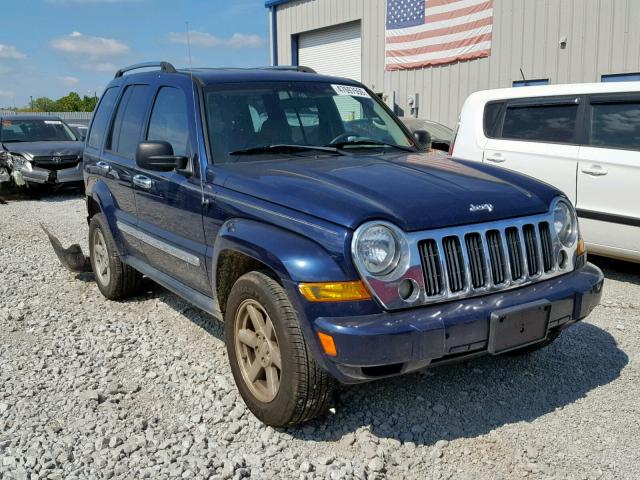 1J4GL58K15W723413 - 2005 JEEP LIBERTY LI BLUE photo 1