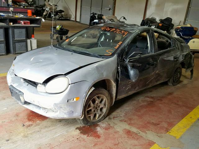 1B3ES56C32D627352 - 2002 DODGE NEON ES BLACK photo 2