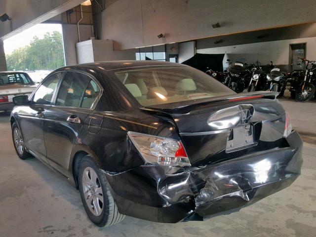 1HGCP26478A006836 - 2008 HONDA ACCORD LXP BLACK photo 9