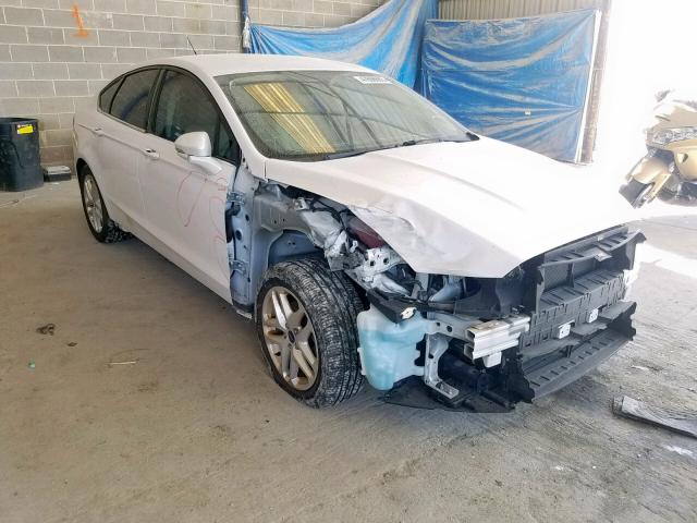 3FA6P0HR0DR271595 - 2013 FORD FUSION SE WHITE photo 1