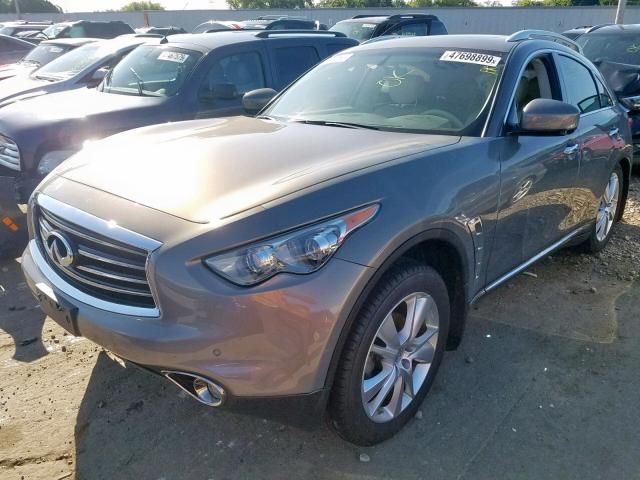 JN8AS1MWXCM151674 - 2012 INFINITI FX35 GRAY photo 2