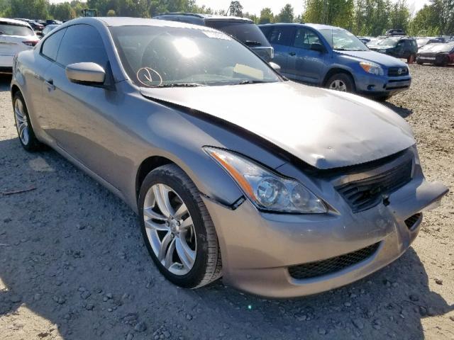 JNKCV64F89M650652 - 2009 INFINITI G37 GRAY photo 1