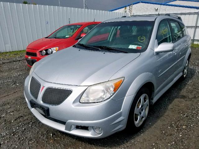 5Y2SL65857Z442361 - 2007 PONTIAC VIBE SILVER photo 2