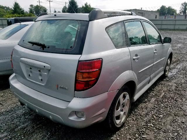 5Y2SL65857Z442361 - 2007 PONTIAC VIBE SILVER photo 4