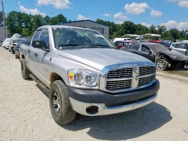 1D7HA18K78J237334 - 2008 DODGE RAM 1500 S SILVER photo 1